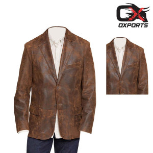 Christiansborg Leather Blazer