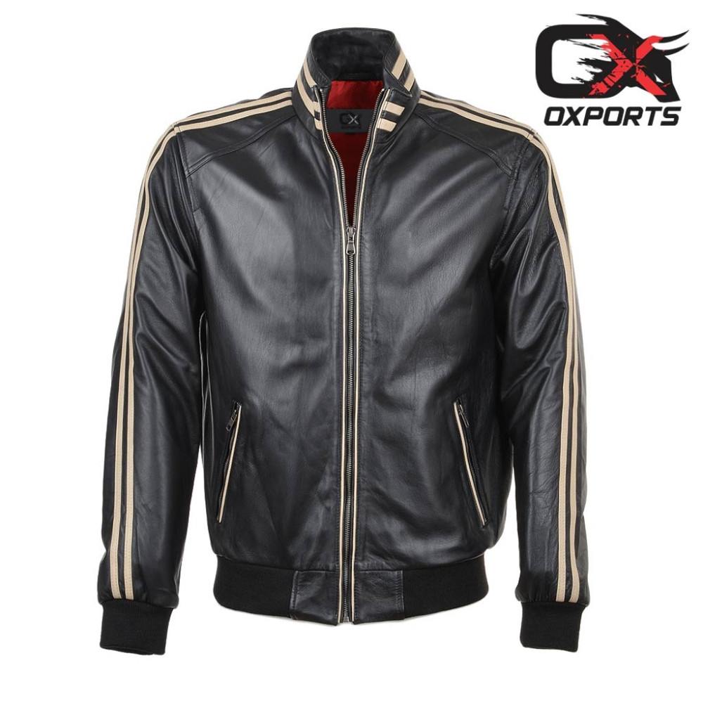 Kiev Bomber Leather Jacket