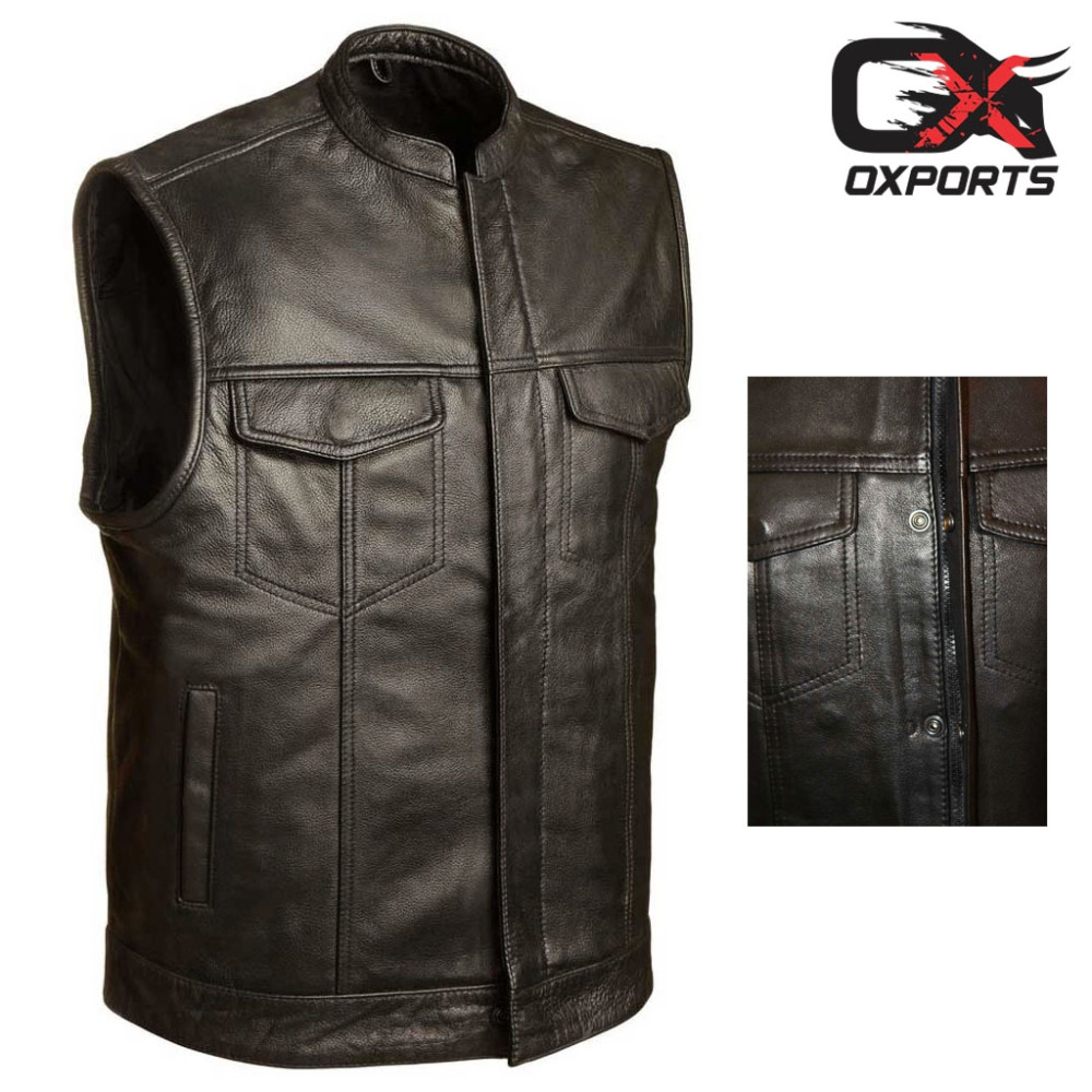 Via Francigena Leather Vest 