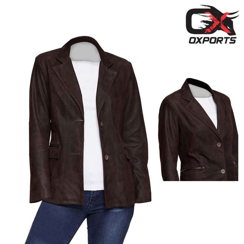 Prague Leather Blazer