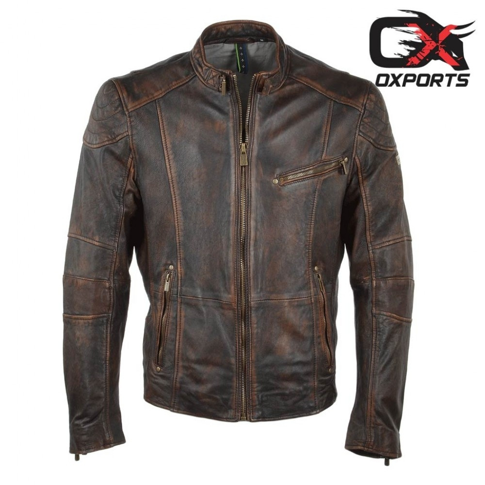 Reykjavik Dark Brown Leather Jacket