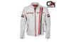Cologne White Biker Leather Jacket
