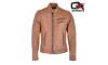 Dublin Tan Biker Leather Jacket