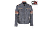 Rovaniemi Biker Black & Red Vintage Leather Jacket