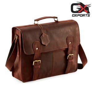 Leather Laptop Bag for Men & Women 