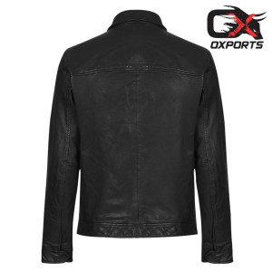 Black Breckenridge Leather Jacket