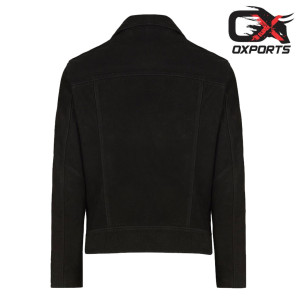 Orlando Black Leather Biker Jacket