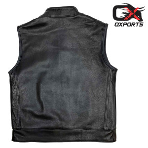 Trollstigen Motorcycle Leather Vest