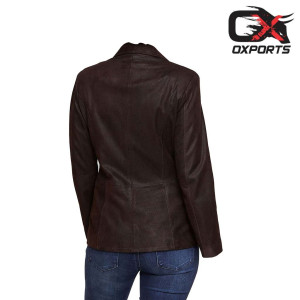 Prague Leather Blazer